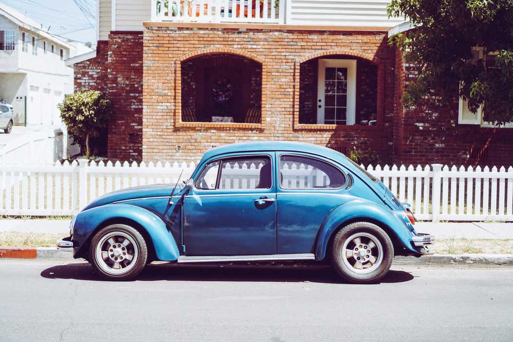 A retro car